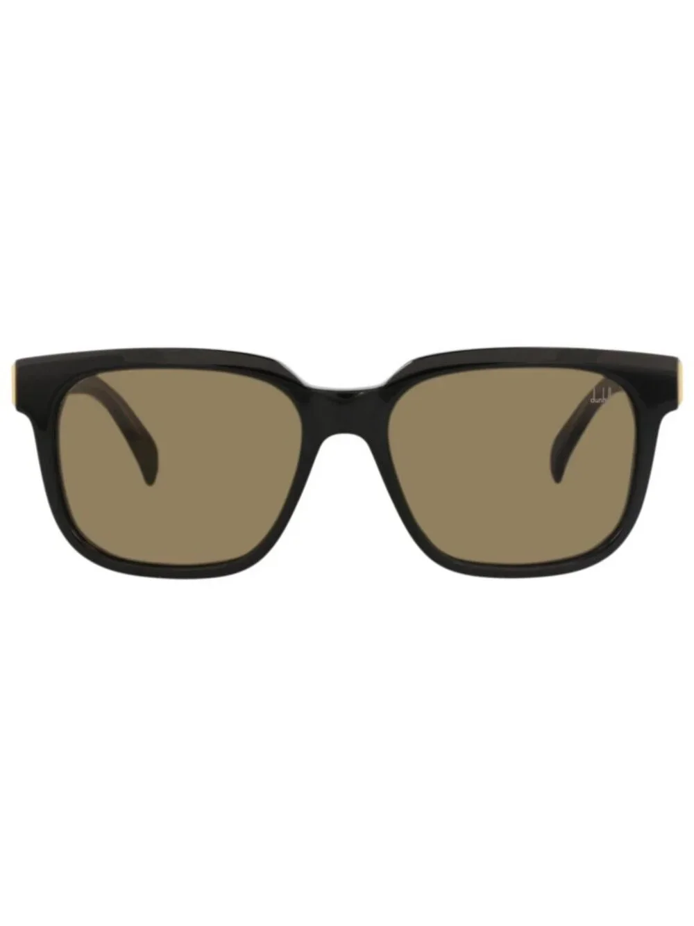 New Dunhill Women's Sunglasses Square Rectangle Acetate Frame Unisex Black Black